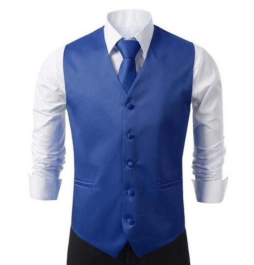 Men's Dress Vest Necktie Set | RADYAN, Size: XL, Color: Royal Blue | Michaels Men's Dress Vest Necktie Set | RADYAN, Size: XL, Color: Royal Blue | Michaels
